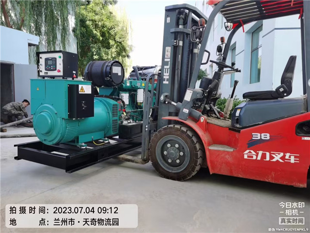 天奇健康産(chan)業園濰柴300KW發電(dian)機組安裝調試(shi)完成